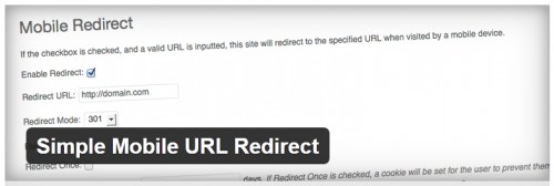 Simple Mobile URL Redirect